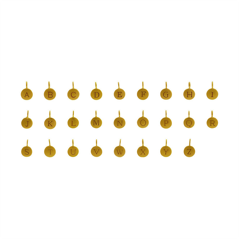 Gold Initial Pendant