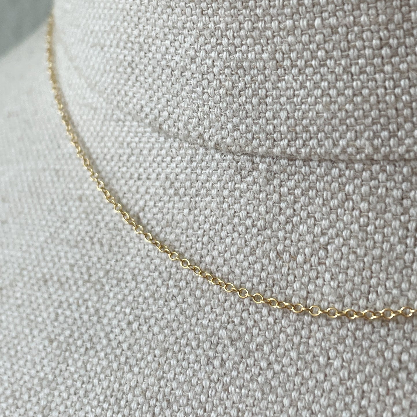 Gold Cable Chain in 3 lengths